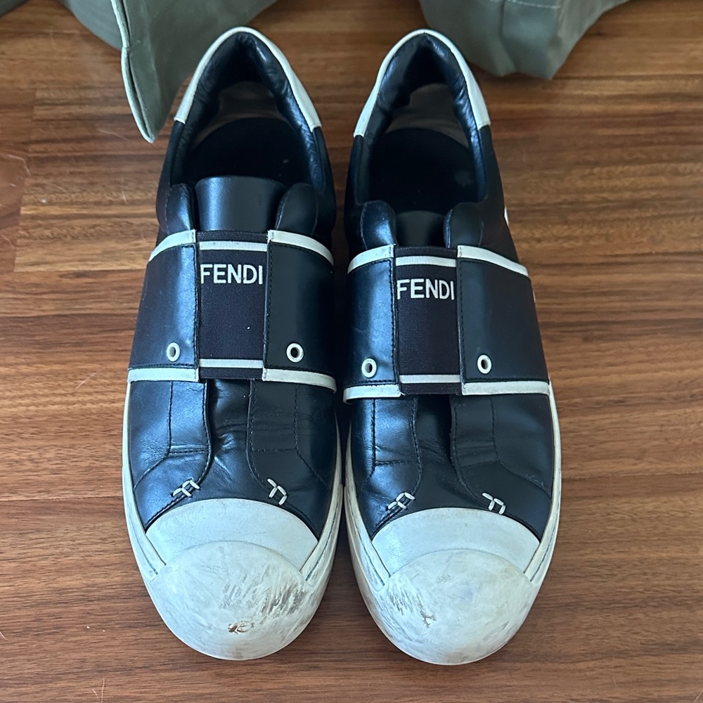Fendi Black and White Sneakers